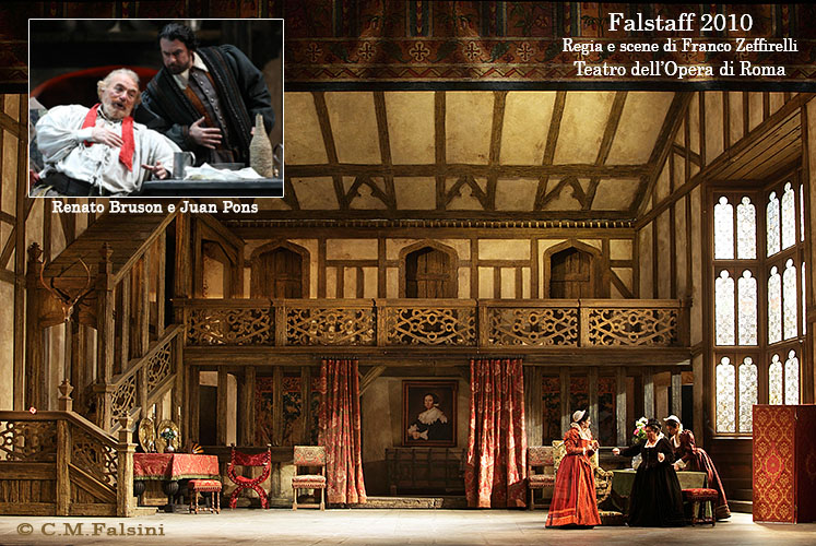 Falstaff 2010 regia e scene di Franco Zeffirelli