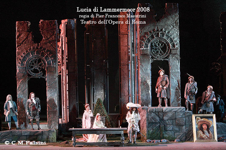 Lucia Lammermoor 2008 La Fanciulla del West 2008 Teatro dell'Opera di Roma