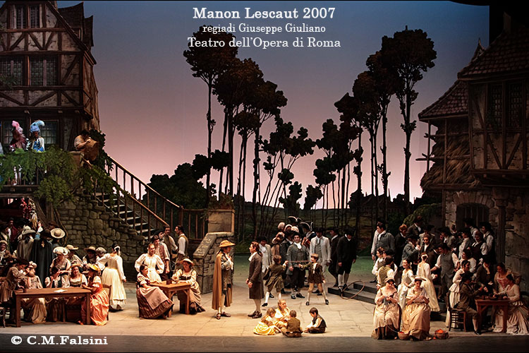 Manon Lescaut 2007 regia di Giuseppe Giuliano- Teatro dell'Opera di Roma