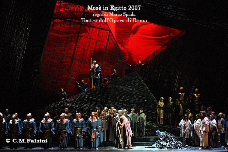 Mosè in Egitto - 2007 regia di Marco Spada. Teatro dell'Opera di Roma