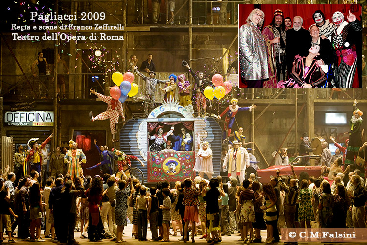 Pagliacci 2009 - regia e scene di Franco Zeffirelli - Teatro dell'Opera di Roma