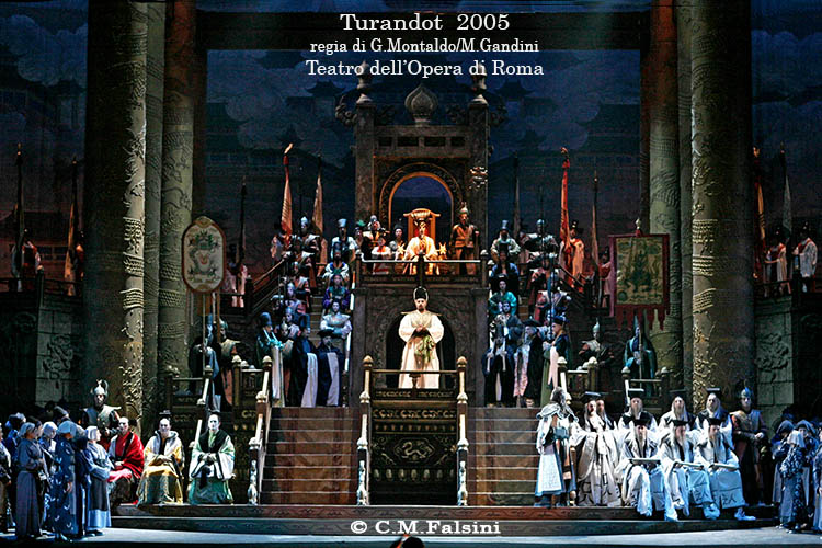 TURANDOT 2005 regia di Giuliano Montaldo. T.Opera di Roma