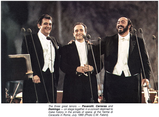 Domingo Carreras Pavarotti